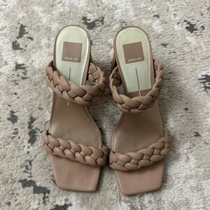 Dolce Vita Paily Braided Sandal Size 8 M - Café